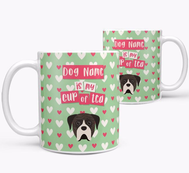 Personalised {breedFullName} '{dogsName} is my Cup of Tea' Mug